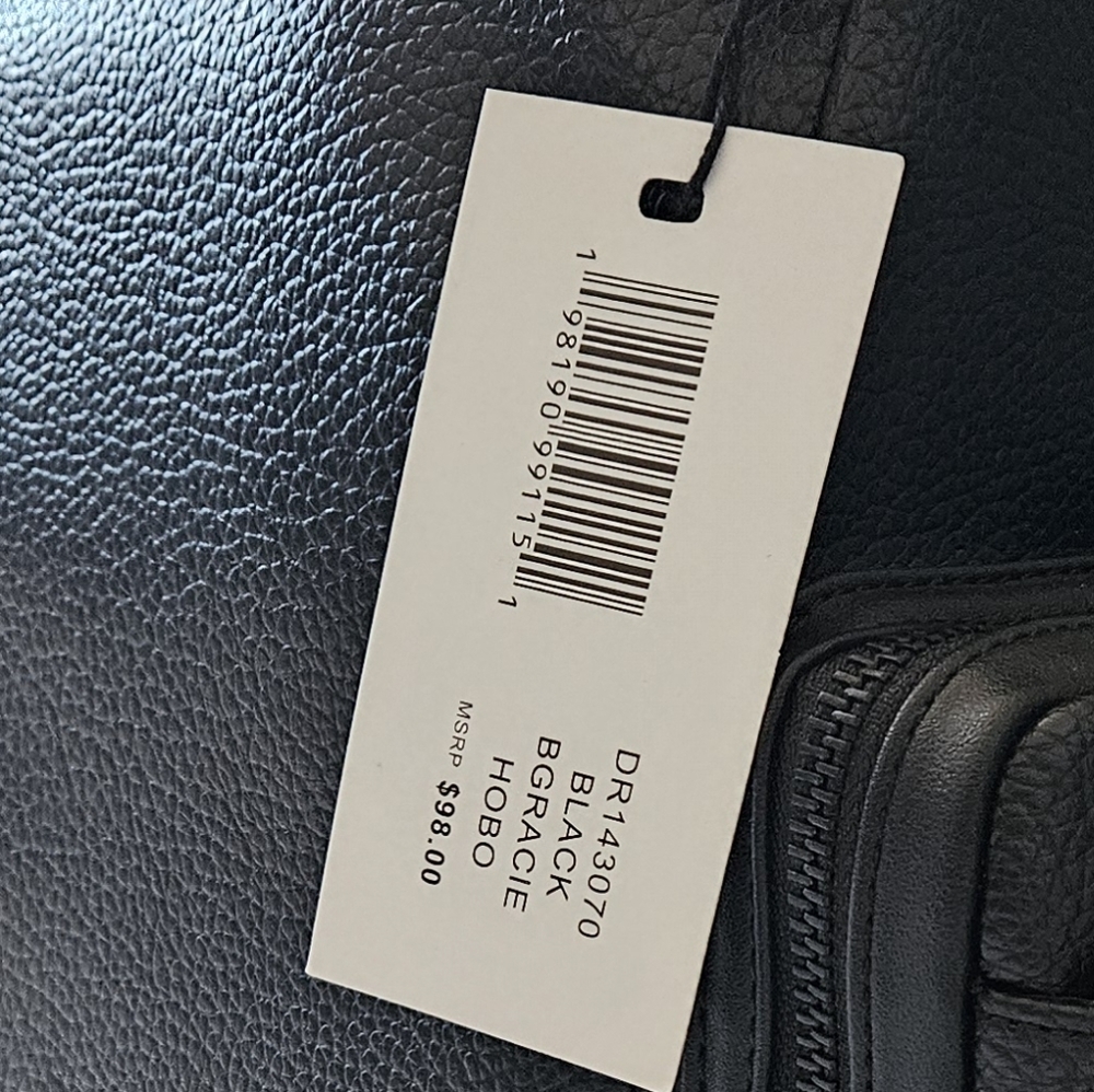 Steve Madden Black Hobo Bag NWT - Picture 11 of 16
